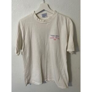 VTG 1993 Jazz Fest T Shirt Light 103.1‎ Fort Walton Beach Florida Graphic Tee